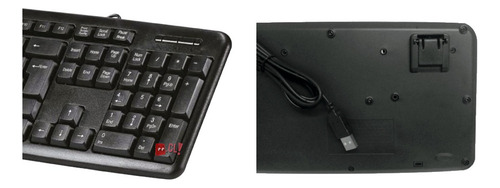 Teclado Para Pc Con Conector Usb - Ps Negro