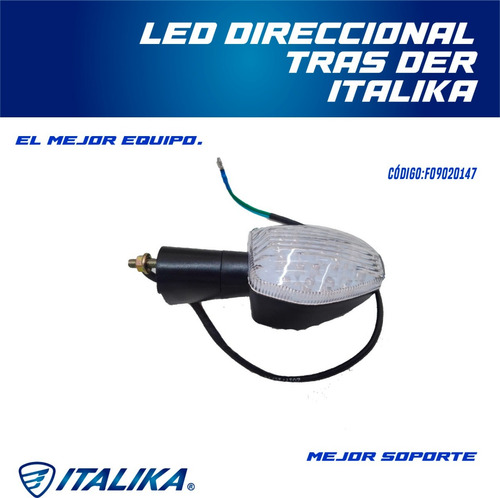Led Direccional Tras Der Ft180 Italika F09020147