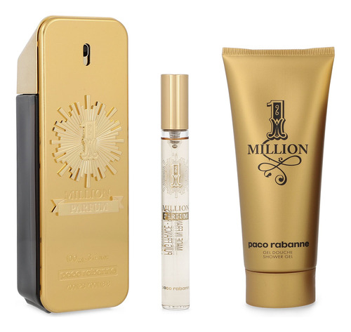 Set Paco Rabanne One Million Parfum 3 Pzs