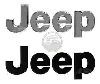 Emblema Logo Jeep Grand Cherokee Wrangler Compass Mediano