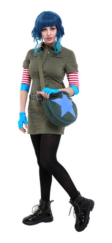 Disfraz De Cosplay De Ramona Flowers, Vestido Cargo Con