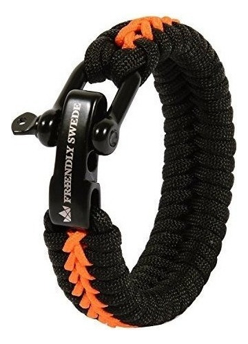 Pulsera Paracord Survival Con Micro Cord Y Dshackle Talla Aj