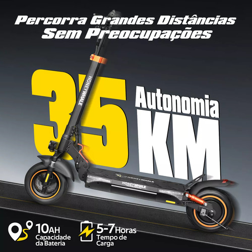 Honeywhale T4a Patinete Elétrico Motor 750w Velocidade 45 Km/h-max 35km De Autonomia Scooter Dobrável Com App Bluetooth Honey Whale