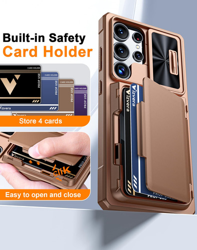 Funda De Teléfono Vizvera Wallet Rfid Para Samsung Galaxy S2
