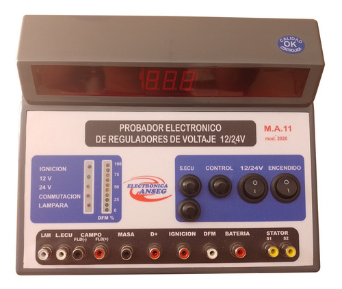 Probador De Reguladores De Voltaje Electrónicos M.a.11 Anseg