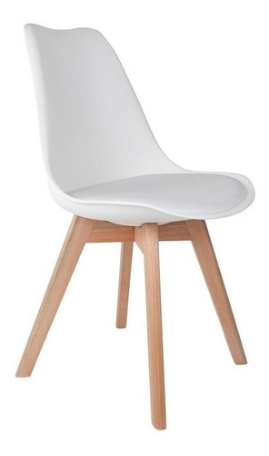 Cadeirajantar Empório Tiffany Saarinen Base Wood,branco, 1 U Estrutura da cadeira Branco