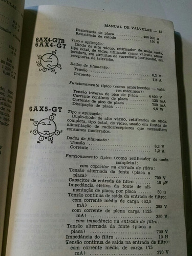 Manual Válvula Tv Antiga Esquema (Usado)
