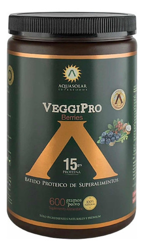 Aquasolar - Veggipro Berries Batido Proteico Vegano 600g