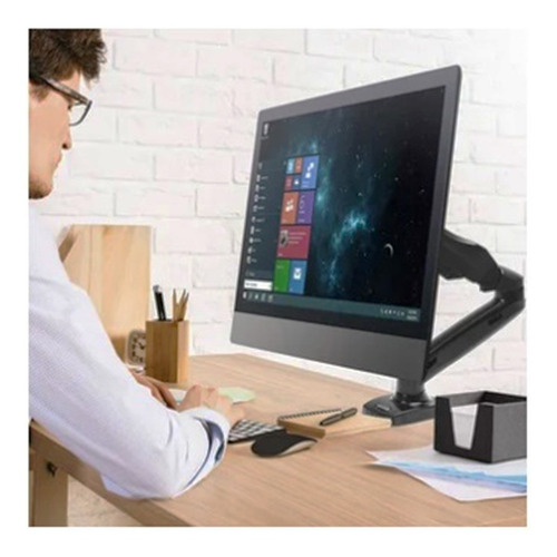 Rack Soporte Para Monitor/tv 13 A 27 PuLG Brazo Ergonómico