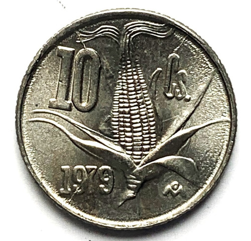 10 Centavos Mazorca 1979 Tipo 2 (la Que Te Falta) Rara (Usado)