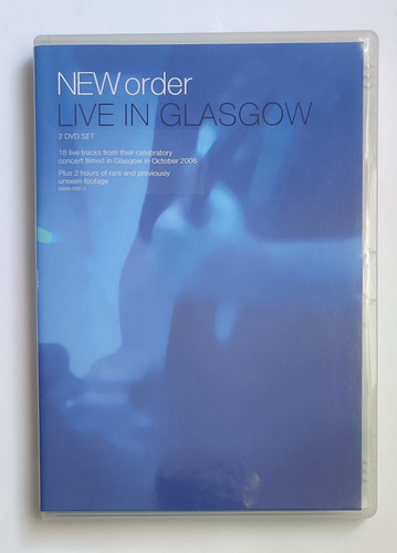 New Order - Live In Glasgow ( Dvd Duplo) Importado