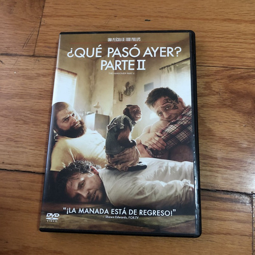 Dvd Que Paso Ayer Part 2 The Hangover Part 2