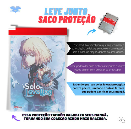 Solo Leveling Manhwa, Mangá Volume 3 Ao 6 Kit (colorido) Em Português Panini