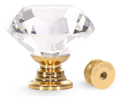 Pomos De Cristal De Diamante Para Muebles Y Armarios 30mm Do