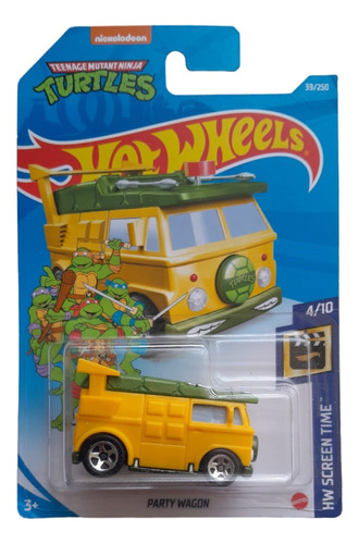 Hot Wheels Party Wagon Turtles Ninja #39 Unico!