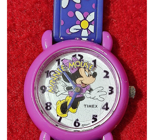 Reloj Mujer, Timex, Diney Minnie Mouse (vintage).