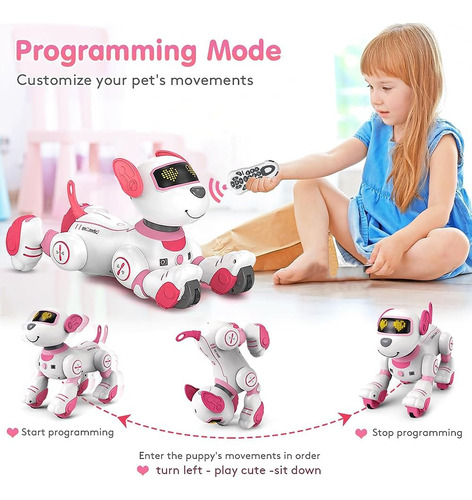 Vatos Juguete Robot Perro Control Remoto Para Niños - Intera