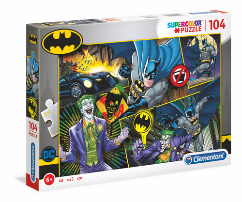Rompecabezas Batman Vs Joker 104 Clementoni Batimobil Guason