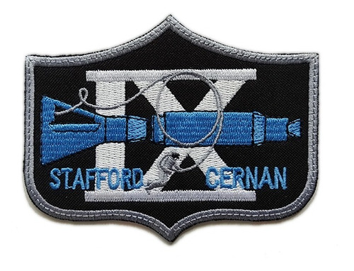 Parche Bordado Gemini 9 Stafford & Cernan Programa Nasa Ix