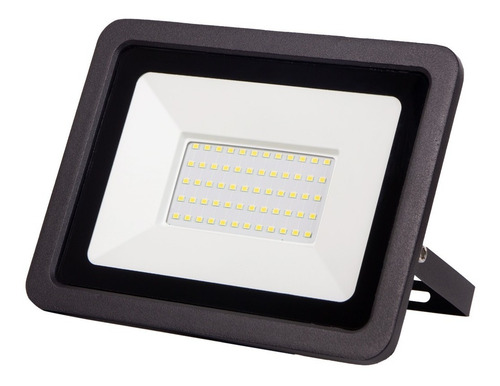 Imagem 7 de 10 de Refletor Led Holofote 100w Slim Branco Frio Bivolt Ip66