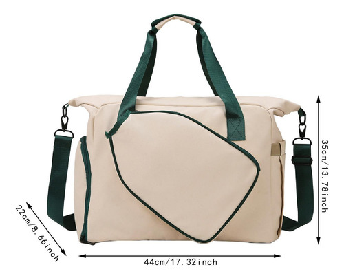 Pickleball Racket Bag Bag Sports Separación Seca Y Húmeda