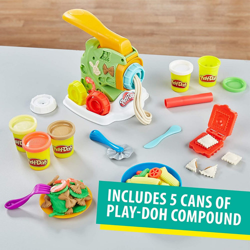 Imagen 2 de 7 de Juego Manía Para Hacer Fideos Play-doh Original, Importado