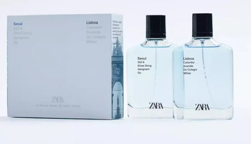 Perfume Zara Man Seoul / Lisboa 100ml (invictus Aqua Di Gio)