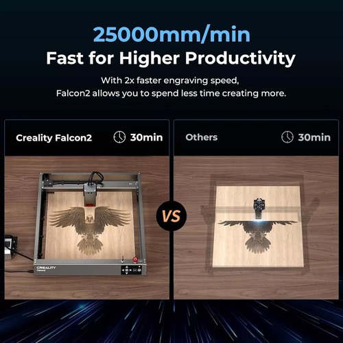 Máquina De Gravação A Laser Creality Falcon2 22w Com Bomba