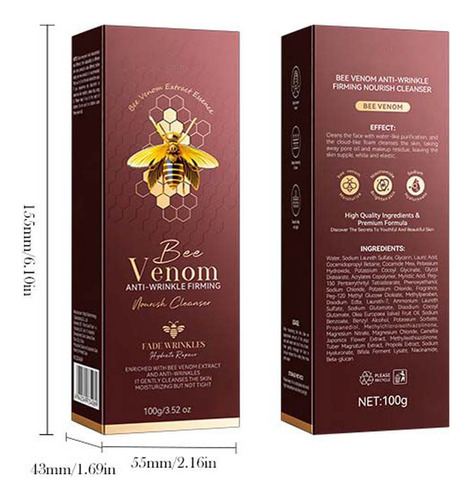 Leche Facial Limpiadora Suave Y Antiarrugas V Bee 5006