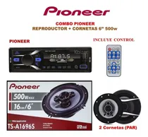 Comprar Combo Reproductor Pioneer + Corneta Pioneer 6 Pulgadas 500w