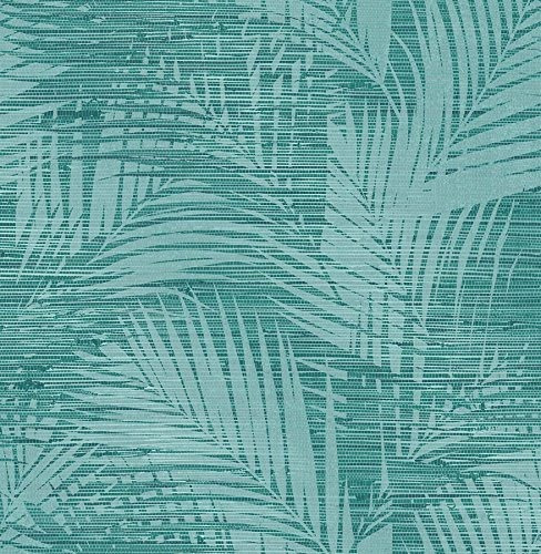 Papel Tapiz - Brewster 2766-24400 Motmot Turquoise Palm Wall