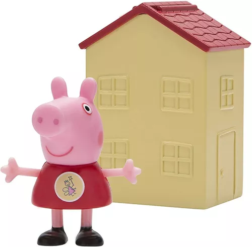 Casa Surpresa da Peppa Pig - Figura Surpresa - Telhado Verde sunny  brinquedos no Shoptime