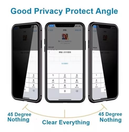 Vidrio Templado Privacidad Anti Espia iPhone 6 7 8 11 Xr Pro Max - Buenos  Aires Tecno