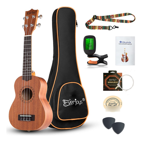 Everjoys Kit De Inicio De Ukelele Soprano - Ukelele Profesi.