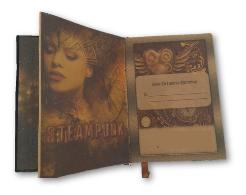 Imagem 10 de 10 de Agenda Sketchbook Steampunk