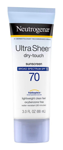 Neutrogena Protector Solar Spf70  Bloqueador Sol Ultra Sheer