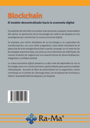 Libro Blockchain El Modelo Descent Hacia La Economía Digital