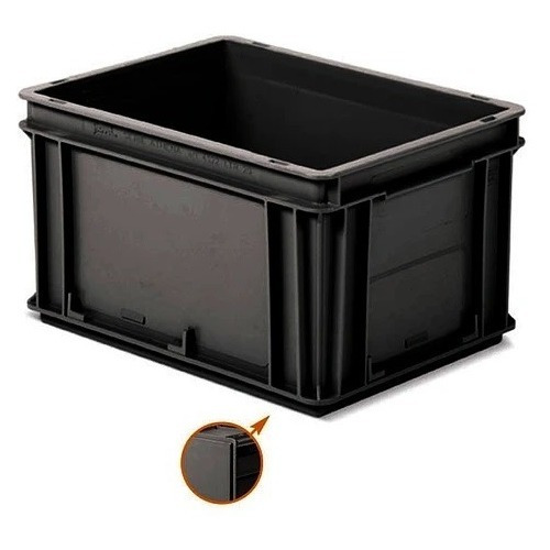 Pack 8 Cajon Plastico Apilable Reforzado Contenedor 4322