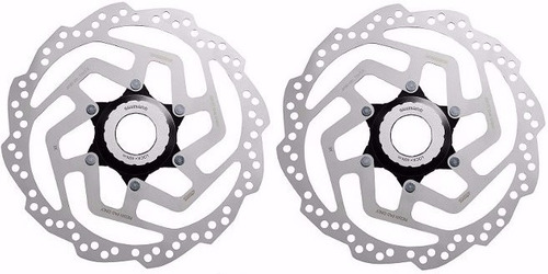 Imagem 2 de 3 de Par Disco Freio Rotor Shimano Rt10 160mm Com Center Lock