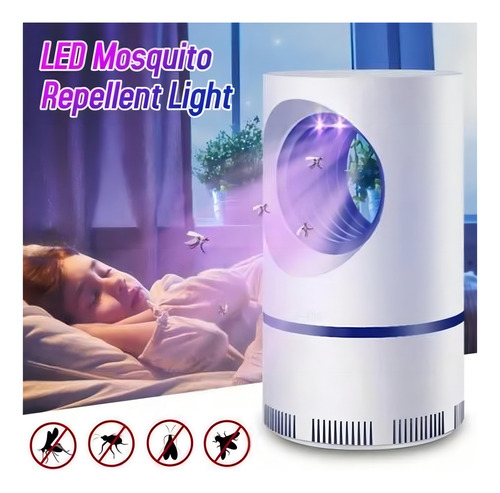 Lampara Eléctrica Mata Mosquitos Zancudos Insectos