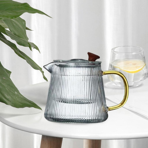 Tetera Segura Para Estufa, Vidrio De Borosilicato 500ml