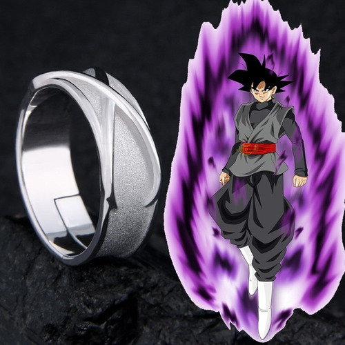 Anillo De Dedo Super Negro Filho Goku Tiempo Plata 5pcs | Parcelamento sem juros Anillo De Dedo Super Negro Filho Goku Tiempo Plata 5pcs | Parcelamento sem juros