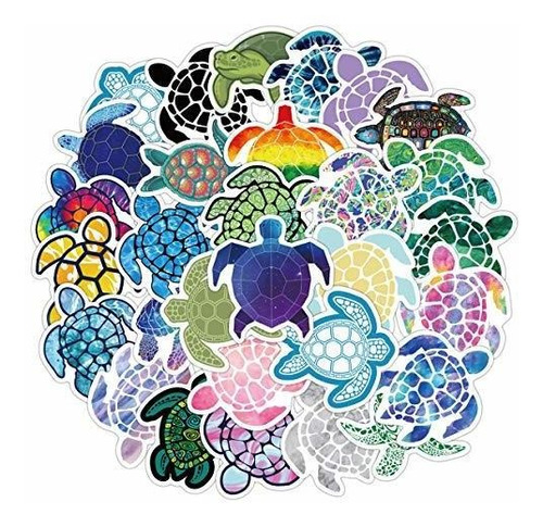 Sea Turtle Vsco Stickers 41 Pack I Cute Stickers Impermeable