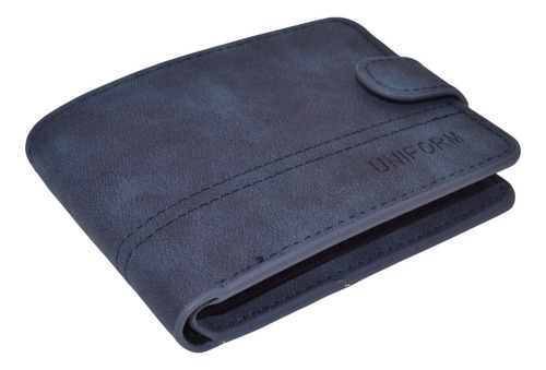 Billetera Hombre Uniform Security Rfid Azul