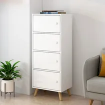 Comprar Organizador Moderno De Roperos De Madera De 4 Niveles