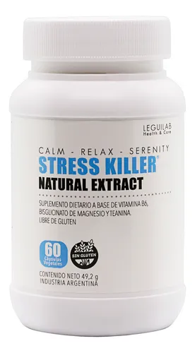 Leguilab X3 Stress Killer Suplemento Con Magnesio Relax 60c
