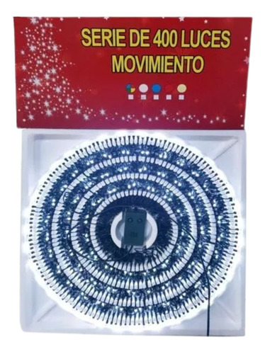 Luces Navidad - 400 Luces Led Blanco Musical - 20 Mts