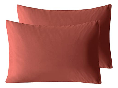 2 Pack Pillow Cases Queen Size 1800 Thread Count Microf...