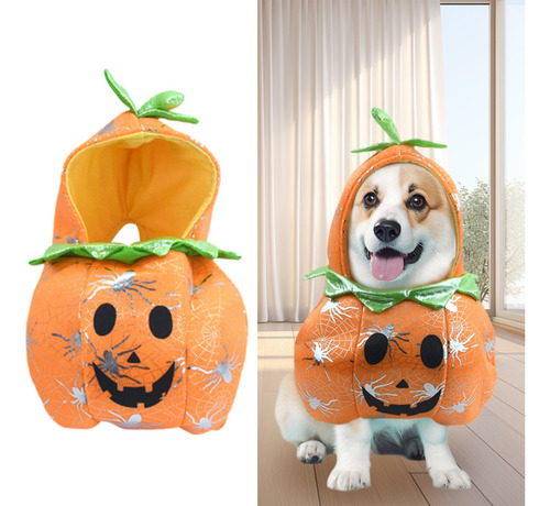 Disfraz De Calabaza Para Perro, Accesorio Original Para