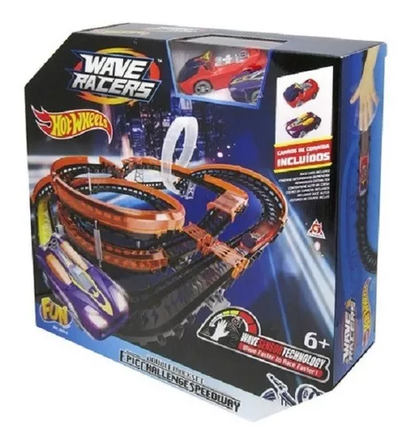 Brinquedo Pista Hot Wheels Carrinhos com Sensor Wave Racers em Promoção na  Americanas